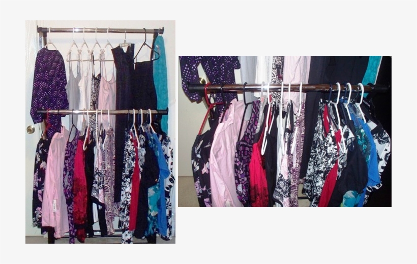 The Double Adjustable Garment Rack Has More Than Doubled - Boutique, transparent png download