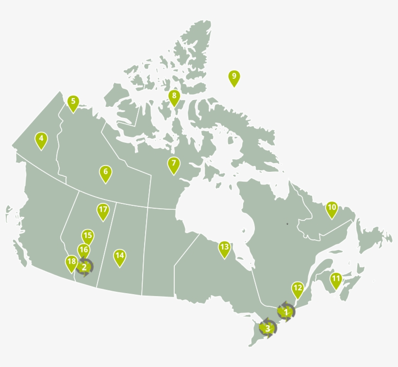 Sample Projects - Canada Official Language Map, transparent png download