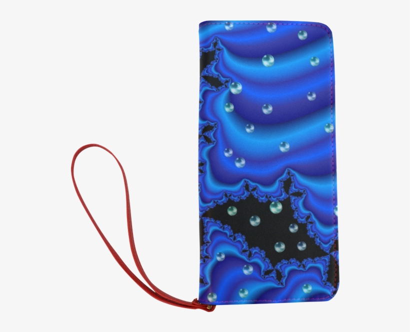 Blue Bubbles Martina Webster Women's Clutch Wallet - Illustration, transparent png download