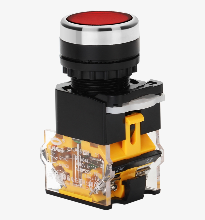 Exhibition Self Reset Button Switch Small Industrial - Switch, transparent png download