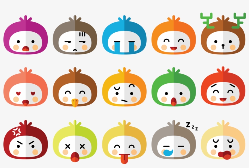Cute Cartoon Faces, transparent png download