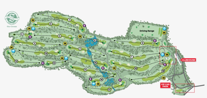 Honda Lpga Thailand 2018 Spectator Map - Map, transparent png download