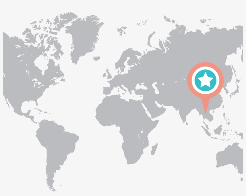 Download Thailand On World Map - Map Of Art Biennials, transparent png download