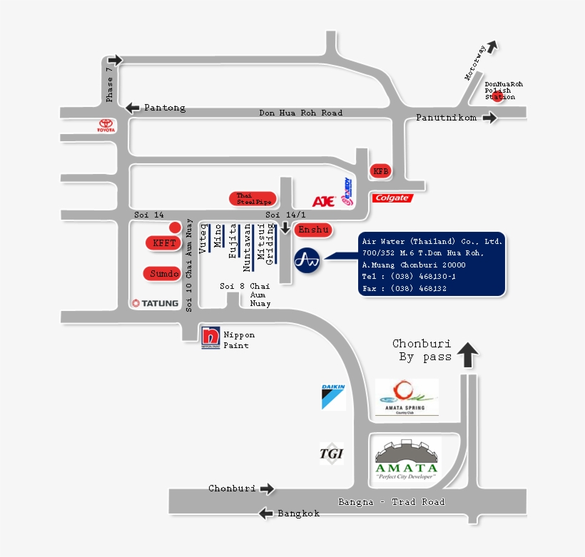 Map Air Water Co - Amata, transparent png download