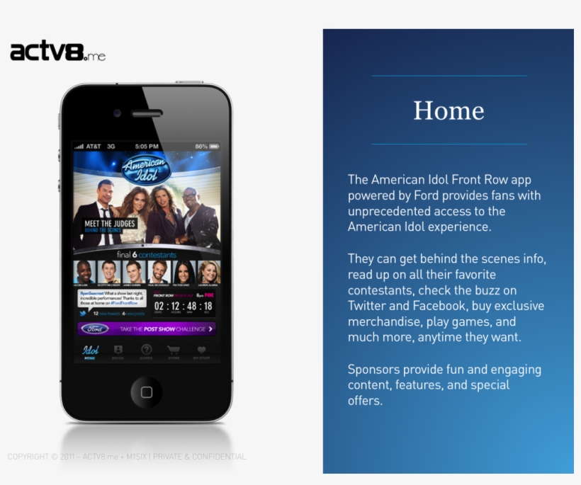 American Idol Integration With Actv8 Technology - American Idol Judges 2011, transparent png download