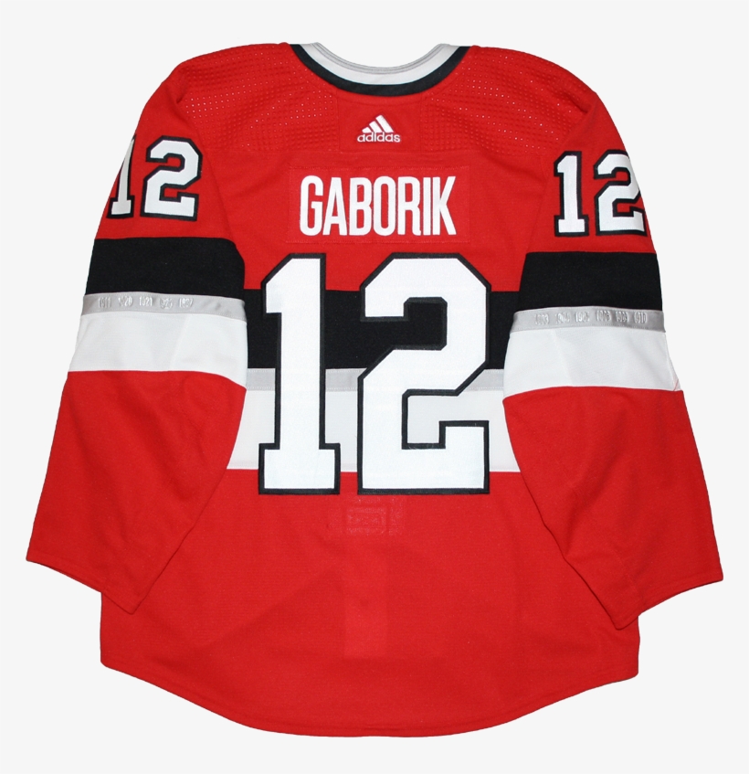 2017-18 Ottawa Senators Nhl 100 Jersey - Sports Jersey, transparent png download