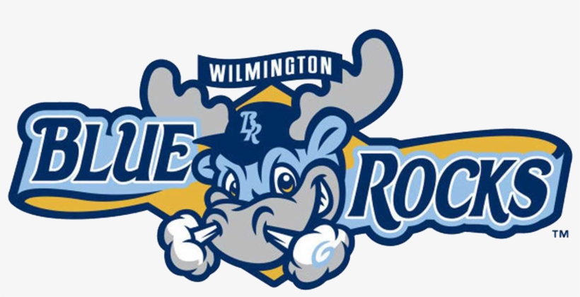 The Logo Of The Team Wilmington Blue Rocks, Which Belong - Blue Rocks Baseball Logo, transparent png download