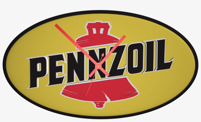 Pennzoil Clock Foam Sign - Pennzoil-quaker State, transparent png download