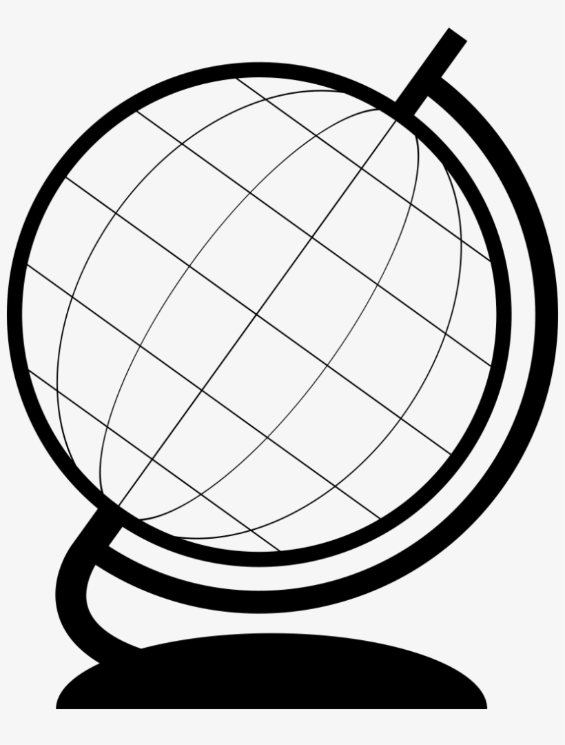 Download Image As A Png - Globe Outline, transparent png download