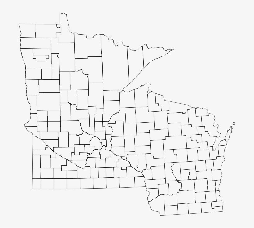 22 Perfect Mn Wisconsin Map Giperkub Com Interesting - Major Cities For Minnesota, transparent png download