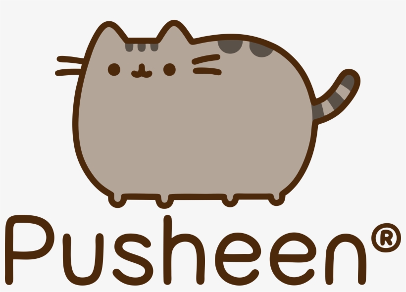 Pusheen - Logo - Pusheen Logo, transparent png download
