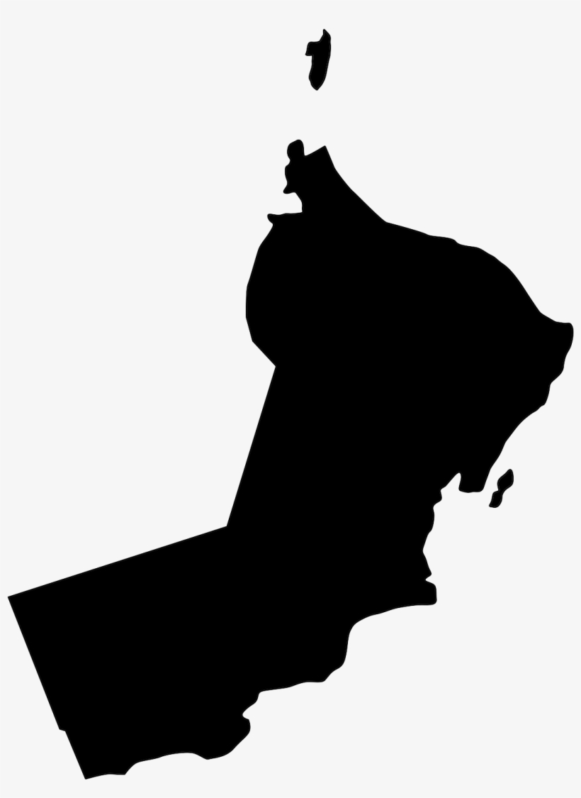 Oman - Muscat On A Map, transparent png download