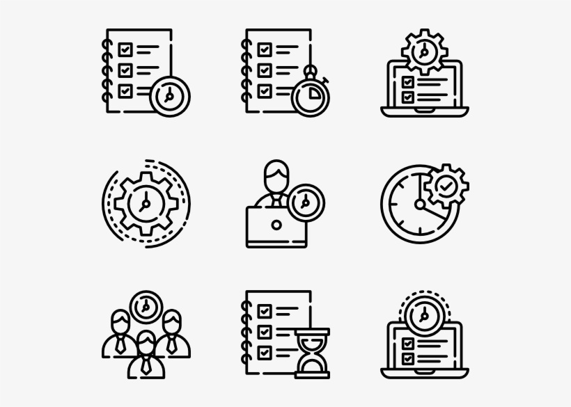 Time Management - Free Icon Nerd, transparent png download