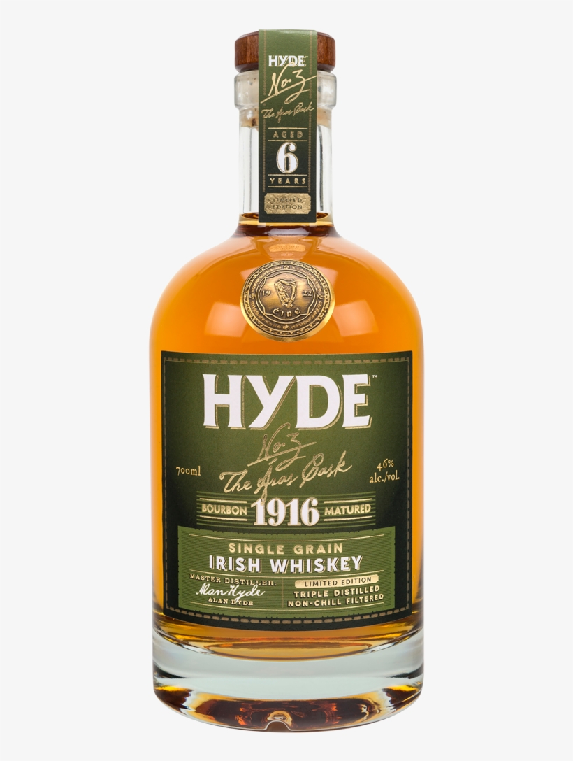 Bottle Shot - Hyde Whiskey, transparent png download