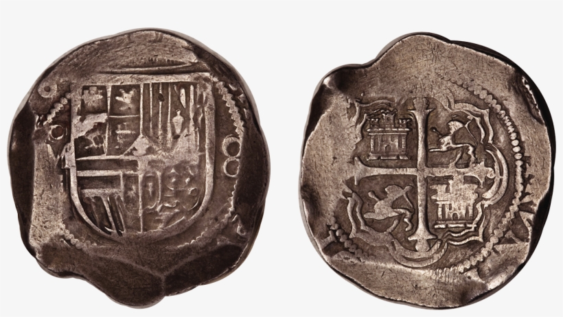 'cob' 8 Reales, Philip Iii (image Via - James I Sixpence 1604, transparent png download