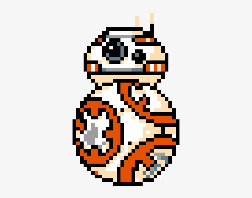 Bb-8 - Star Wars Perler Bead Bb8, transparent png download