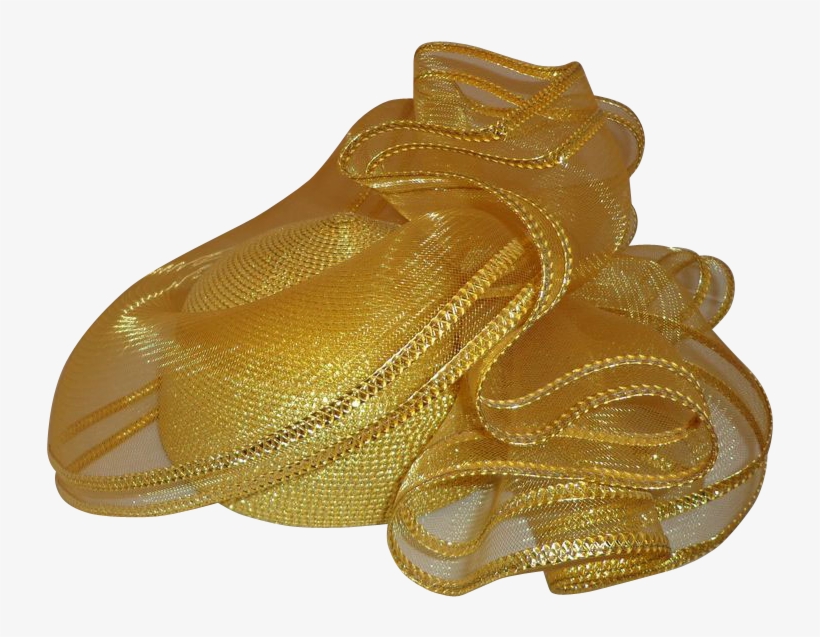 Gold Hat Png - Leather, transparent png download