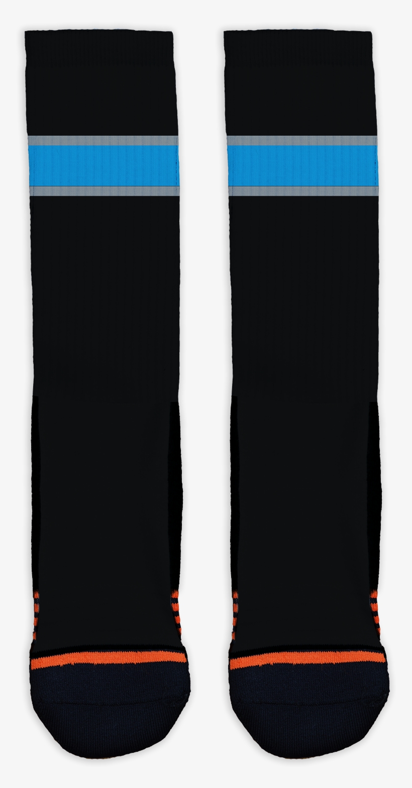 Panthers Stripes - Sock, transparent png download