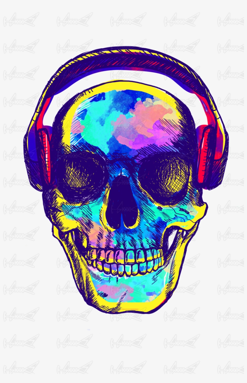 Skull Candy - T-shirt, transparent png download
