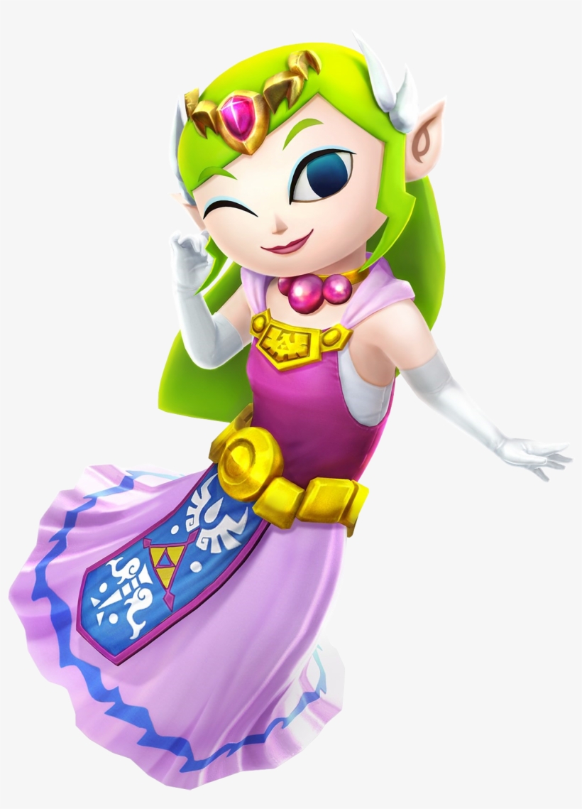 Toon Zelda - Legend Of Zelda Spirit Tracks Zelda, transparent png download