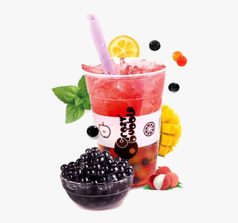 Alternatywą Dla Tapioki Są Owocowe Topping Lub Kuleczki - Crazy Bubble, transparent png download