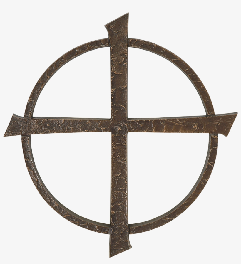 Cross With Circle W/o S - Vector Graphics, transparent png download