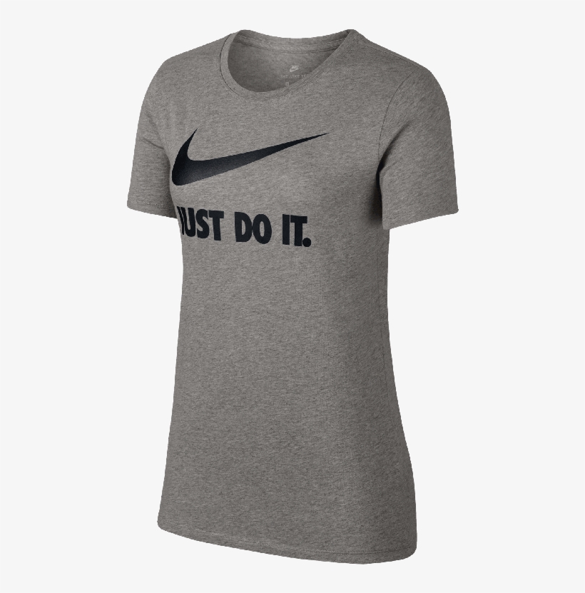 Nike Womens Sportswear Just Do It Swoosh Crew Neck - Active Shirt, transparent png download