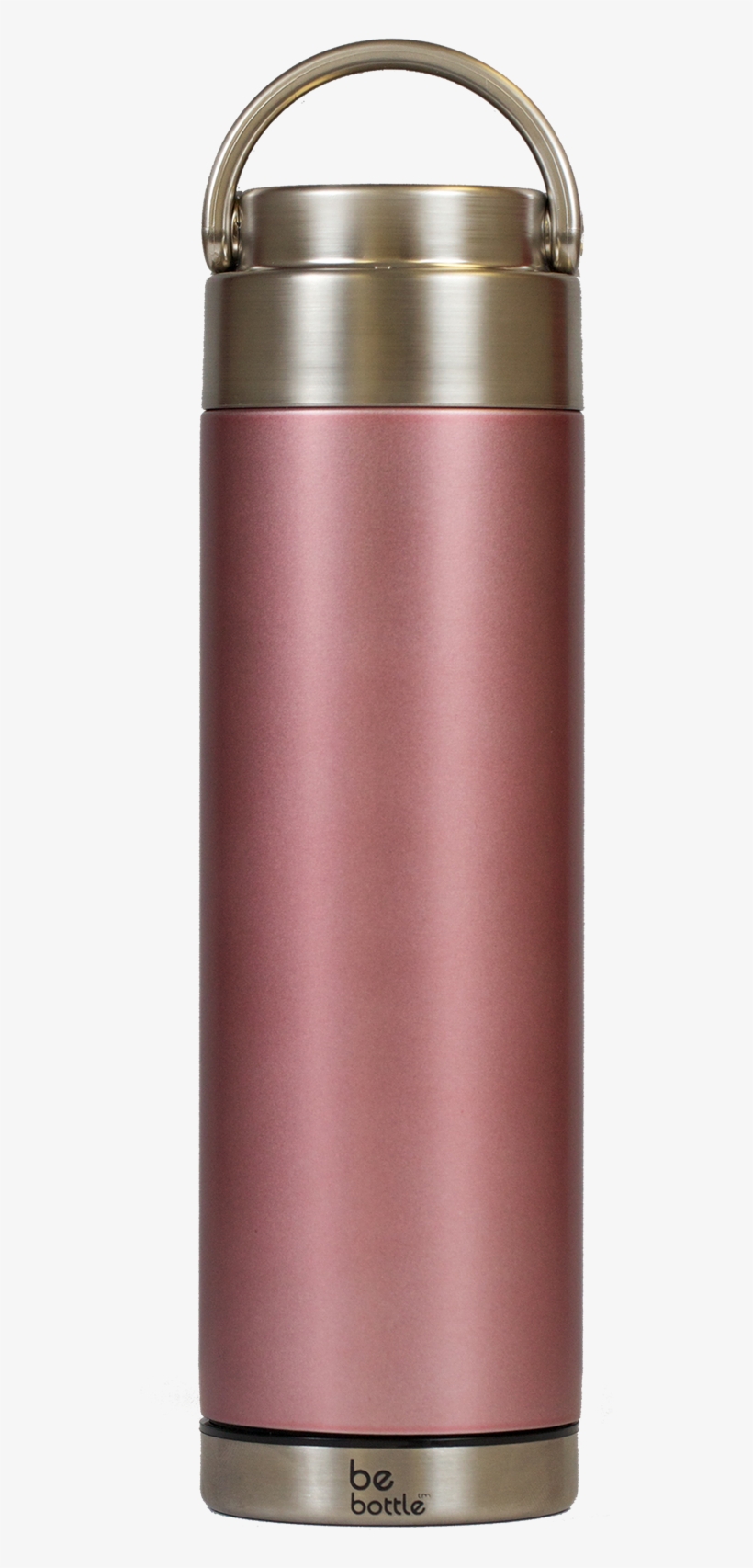 Rose Gold Pink Bottle - Water Bottle, transparent png download