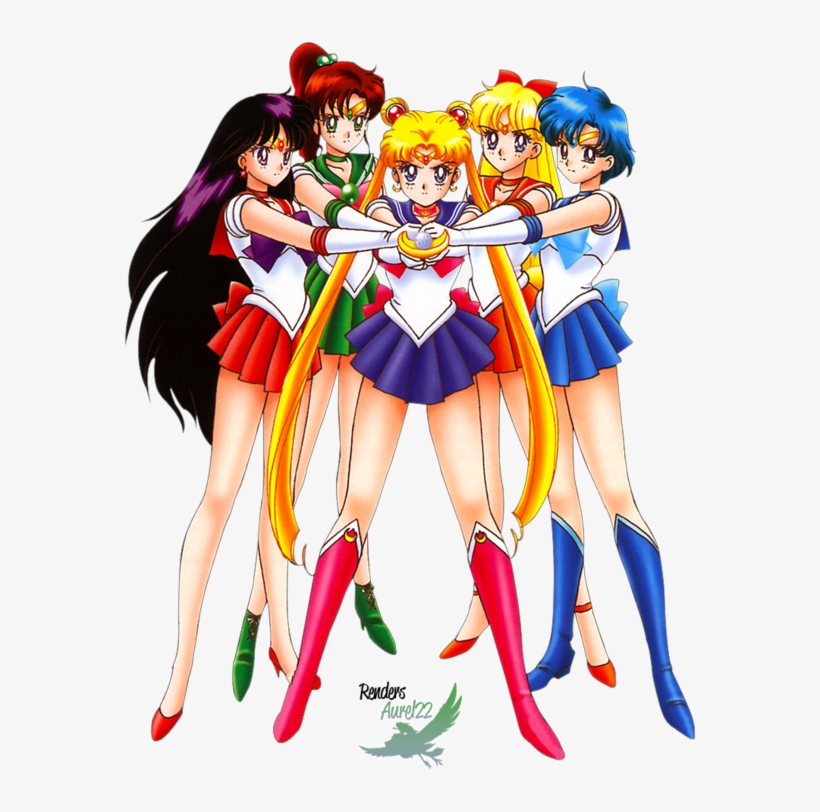 #sailor Moon Crystal #sailor Moon #банни Цукино #усаги - Sailor Moon Full Team, transparent png download