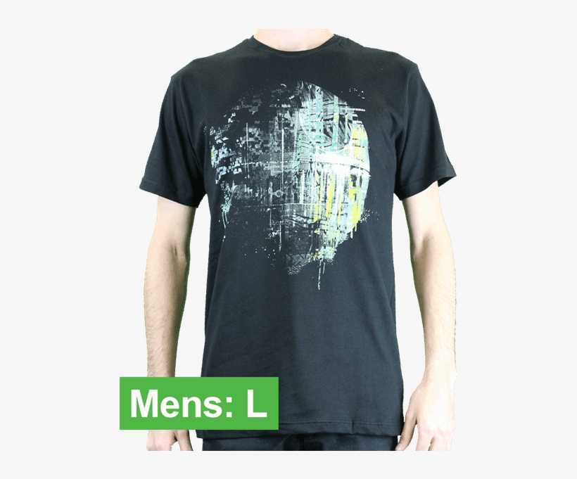 Death Star Men's T-shirt - Active Shirt, transparent png download