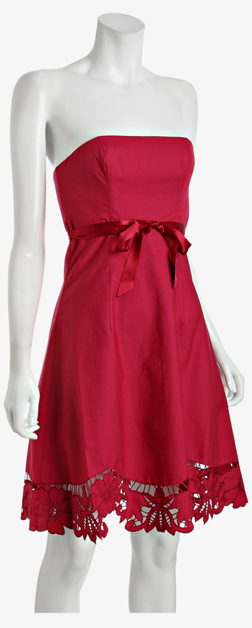 Betsey Johnson Dresses - Red Strapless Dress, transparent png download