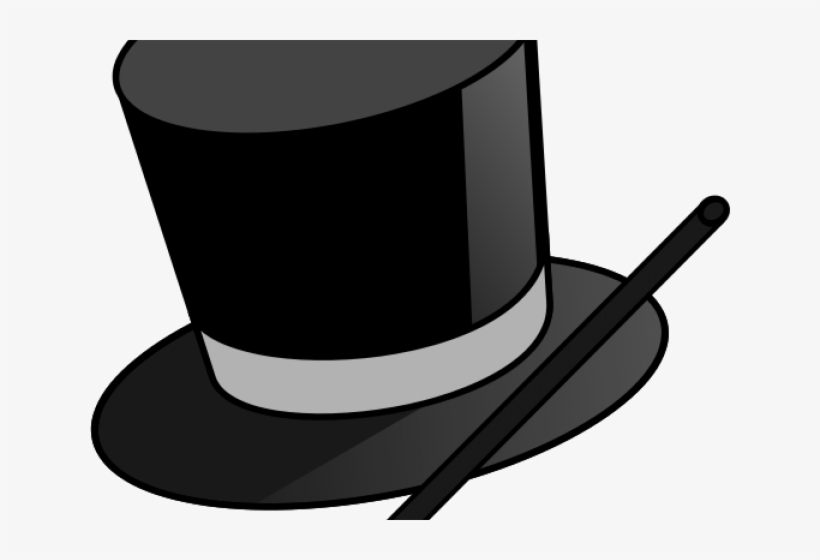 Magician Clipart Cap - Clip Art Magician Hat, transparent png download