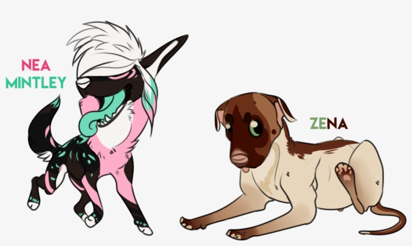 Cotton Candy Surprise And Mint Chocolate By Sucioperro - Cartoon, transparent png download