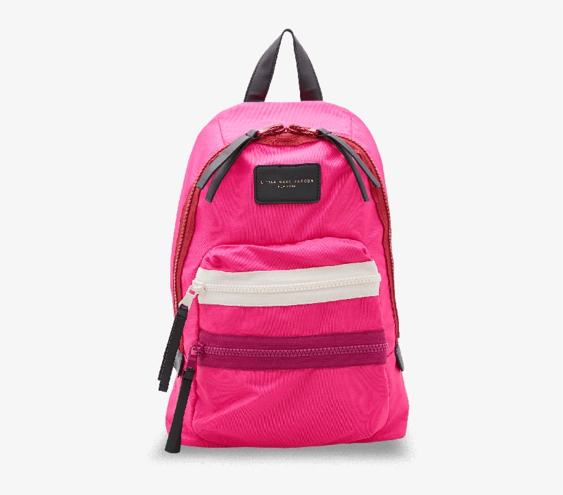 Pink Little Color-block Backpack - Backpack, transparent png download