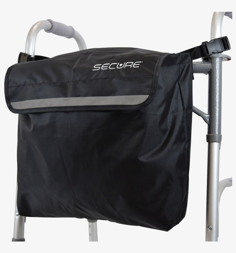 Secure® Wheelchair Backpack, Black/reflective - Messenger Bag, transparent png download