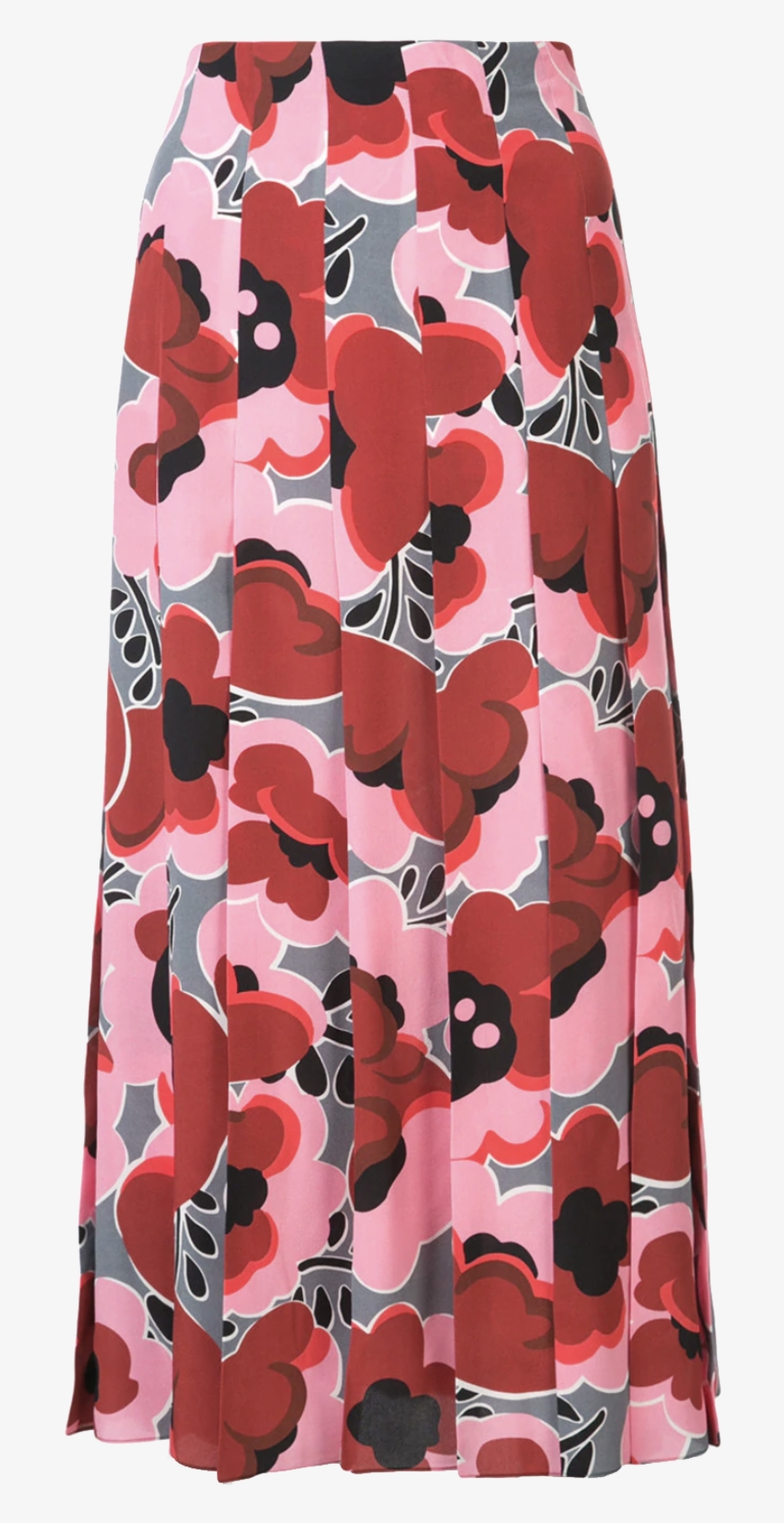 Gucci Gucci Poppy Pleated Skirt Skirts - Skirt, transparent png download