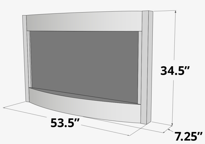 Line Drawing - Calming Waters - Led-backlit Lcd Display, transparent png download