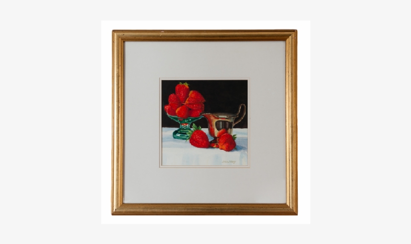 Brian Keany ' Strawberries' Watercolour - Picture Frame, transparent png download