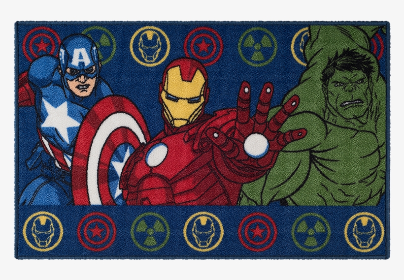 Bajada De Cama Avengers Icons - Captain America, transparent png download