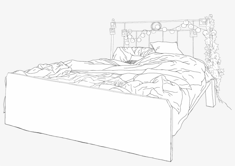 Cama Vinilos Ordenador - Bed Frame, transparent png download