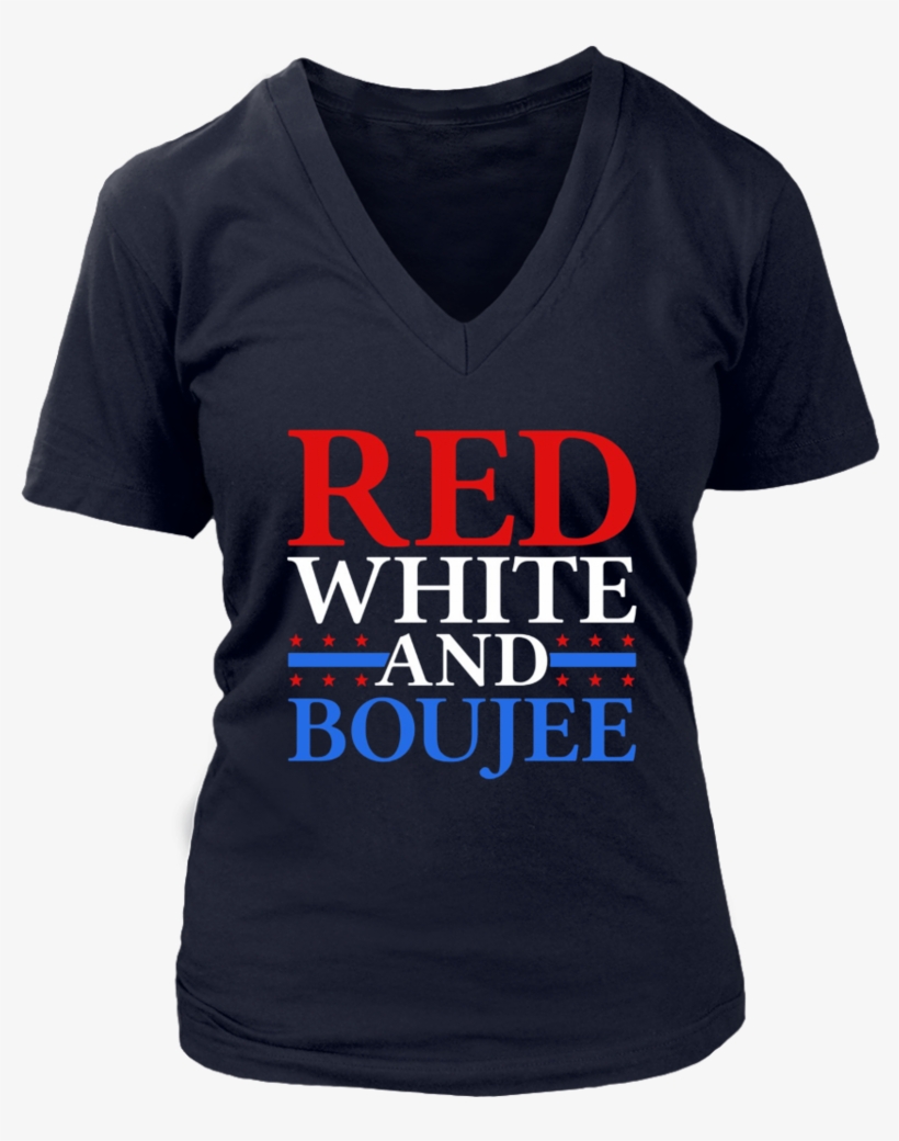 Red White And Boujee Funny 4th Of July Sparkles T-shirt - Active Shirt, transparent png download
