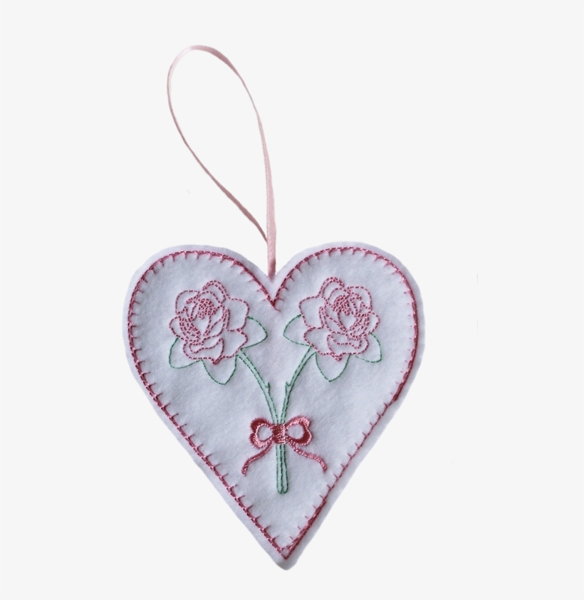 Ith Rose Heart And Butterfly Lavender Bags - Heart, transparent png download