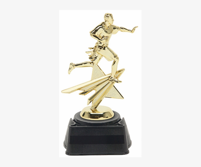 8 1/4" Flag Football Star Figure Trophy - Trophy, transparent png download