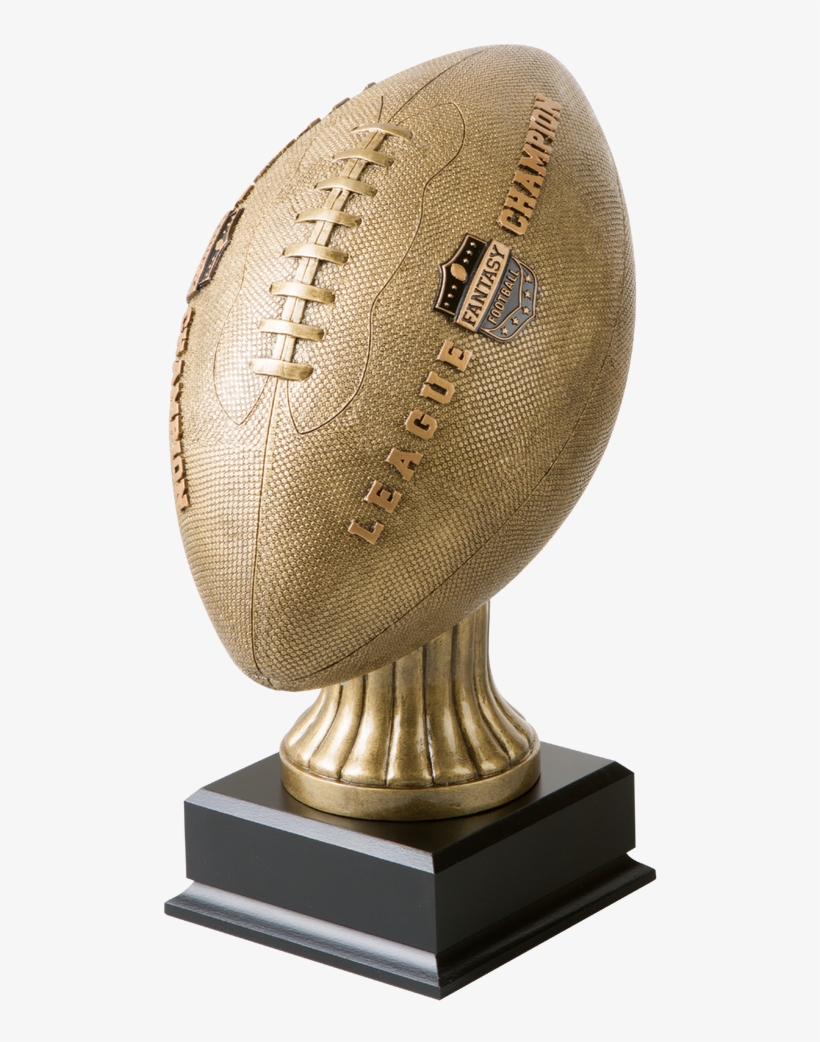 12 3/4" Football Large Champion Resin Trophy - Fantasy Football, transparent png download