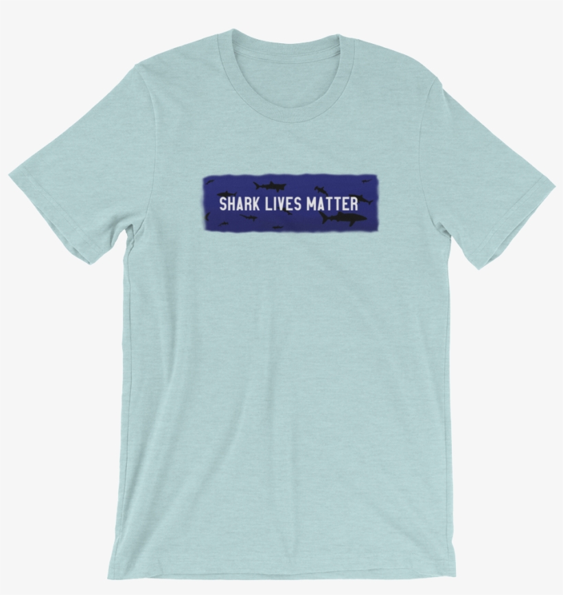 Shark Lives Matter Silhouette Unisex T-shirt - Shirt, transparent png download
