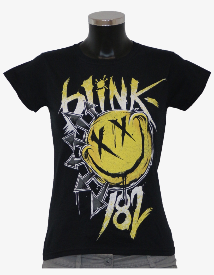 Blink182 'big Smile' Girlie - Blink 182 T Shirt, transparent png download