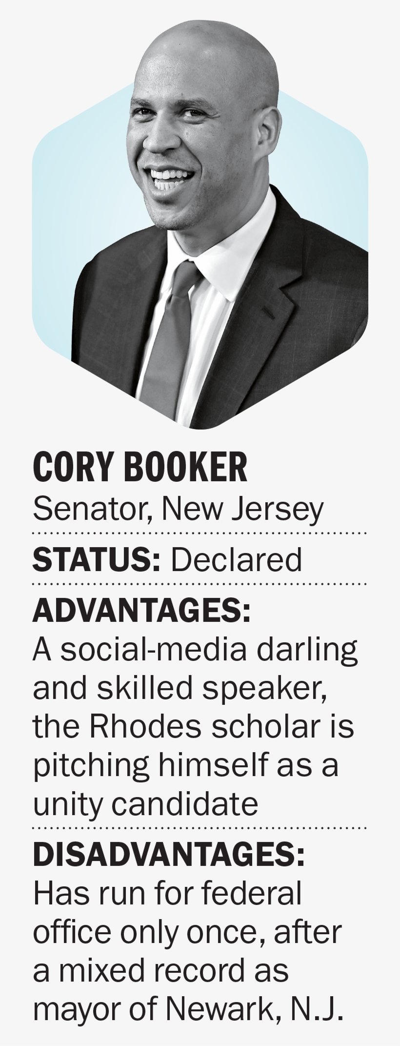 Booker, 49, Received His Bachelor's Degree From Stanford - Sign, transparent png download