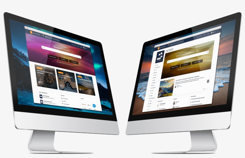 Intranet Homepage - Desktop Computer, transparent png download
