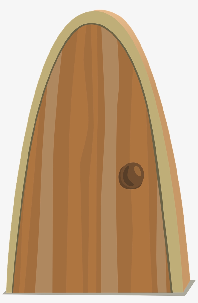 Clipart Transparent Download Wood Entrance Entry Free - Porta De Madeira Desenho Png, transparent png download