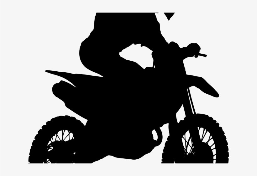 Motocross Clipart Transparent - Dibujos De Motos En Blanco Y Negr, transparent png download